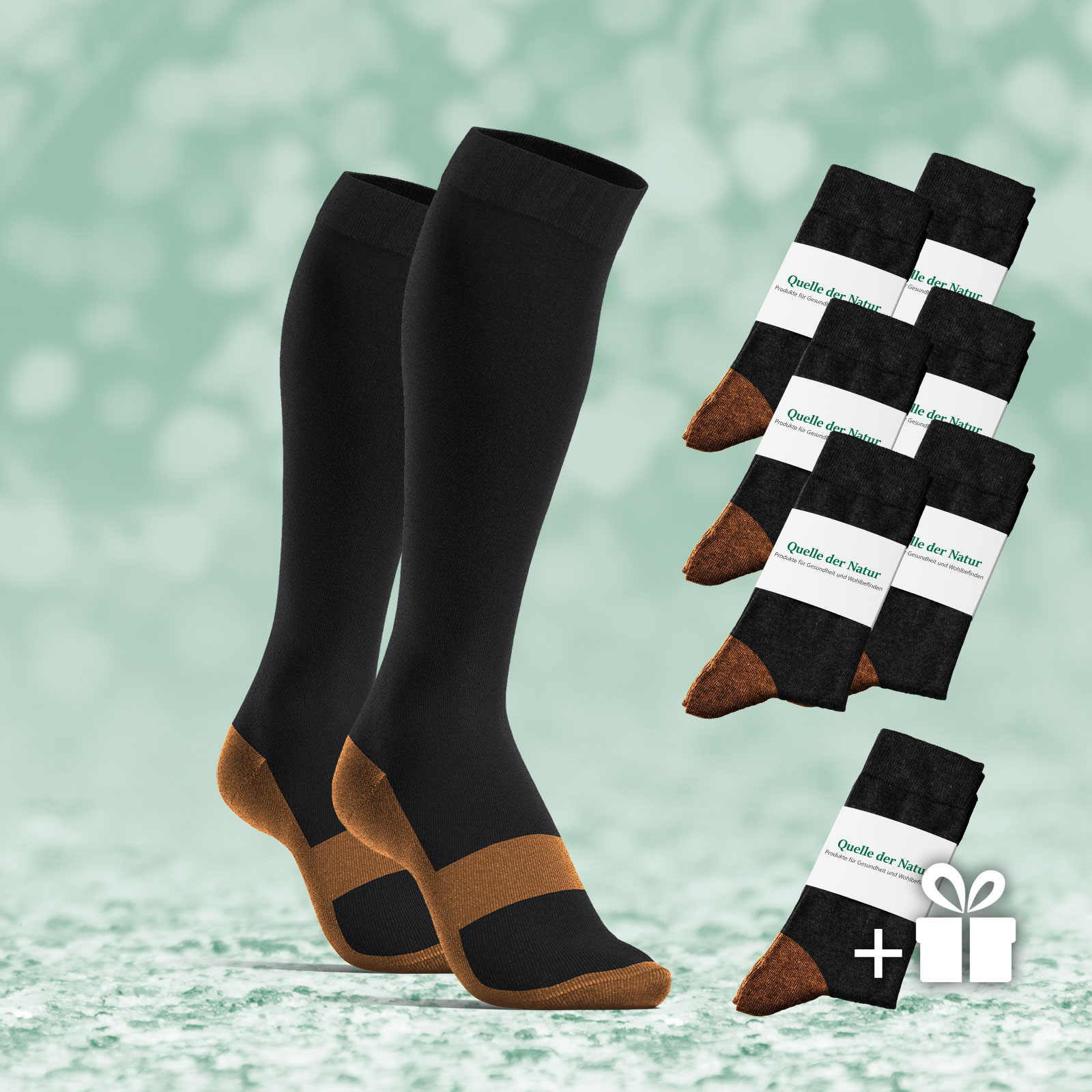 Gowell-Socks – 6 Paar + 1 Paar GRATIS / Größe S/M