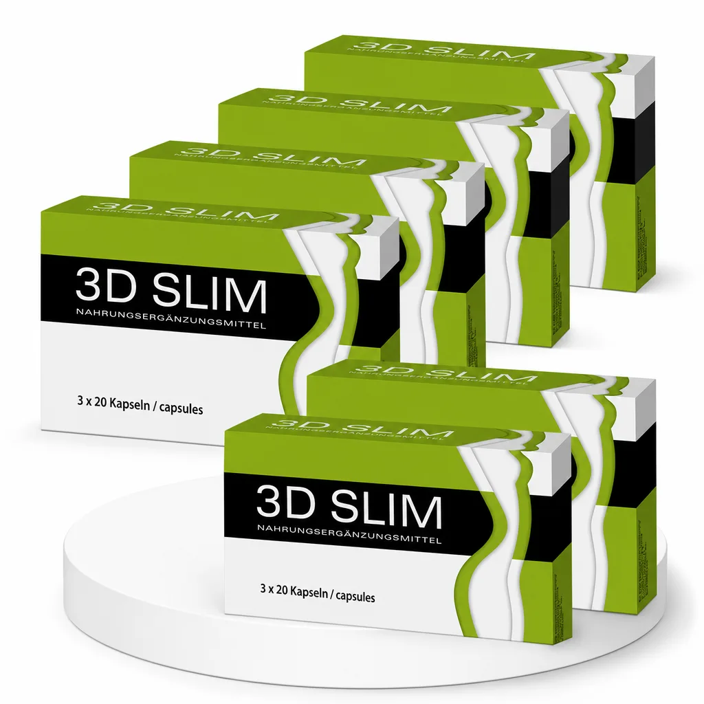 3D Slim - 4x60 Kapseln + 2x60 Kapseln GRATIS (3 Monate)